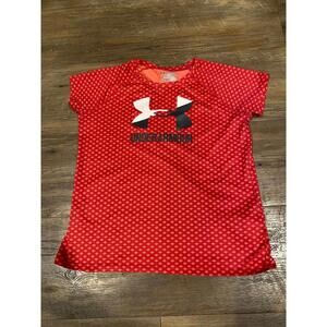 Girls Heatgear Under Armour Shirt sz YXL EUC
